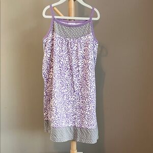 ⭐️⭐️PICK 5 / $20 Hanna Andersson Purple and Gray Sleeveless Size 8-10 140